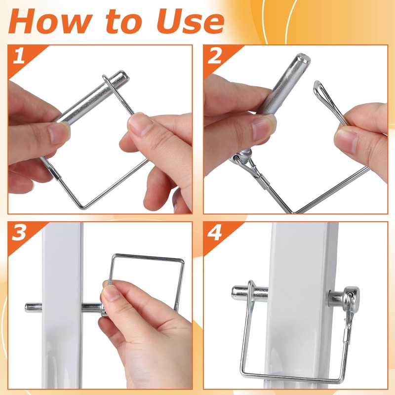 LALAGO 5 x 12 x 80 mm locking pins, one