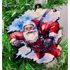 Generic Skydiving Parachute Skydive Santa Claus Ornament, GCCO1.122