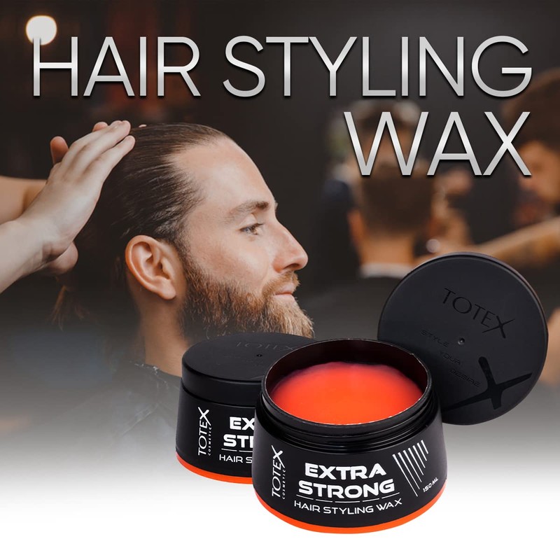 Totex Extra Strong Hair Styling Wax 150 ml - 24-Hour