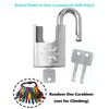 KAWAHA 21/60-4PS High Security Stainless Steel Shrouded Padlock with Stainless