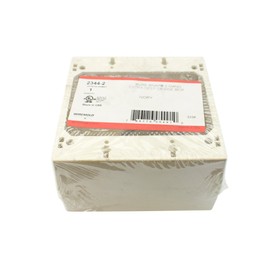 Wiremold 2344-2 Extra Deep Device Box, 2-Gang, 2300 Series Raceway, Ivory