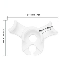 SagaSave Pack of 40 Plant Training Clips, 90 Degree Plant Growth Trainer, Low Stress Training Plant Branches Bender to Control the Growth of Plants, White + Red