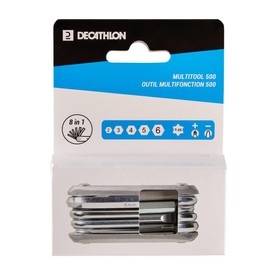 Decathlon 500 Aluminium Bike Multitool Unique Size Light Grey