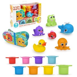 Bright Starts Set de Juguetes de Bebé para la Hora del Baño, Unisex, de 6 a 36 meses
