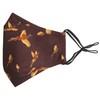 Soprano Wine Flying Pheasants Washable And Reusable 100% Cotton Face