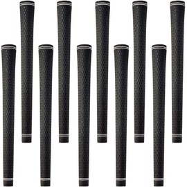 neuneu Golf Grips, Tour Velvet, Rubber, Compatible 10 Pieces, R60 Calibers, No Backline, Outside Product, Golf Pride, Black, Black