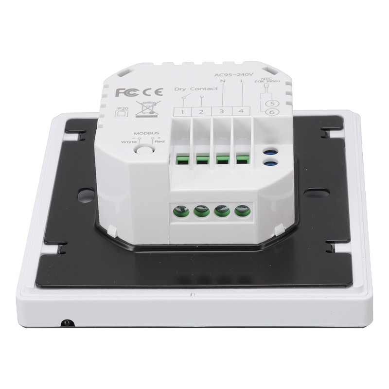 Smart Temperature Controller IP20 Protection PC ABS White Programmable Boiler