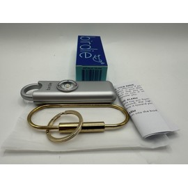 She's Birdie Birdie The Original Personal Safety Alarm 130db Bright Strobe Metallic Silver