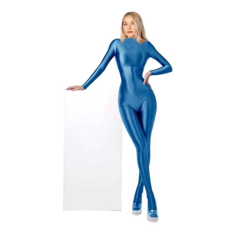 SOFSOT 200D Shiny Full Body Suit, One Piece High Gloss