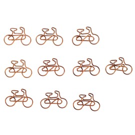 Pack of 100 Paper Clips, Cute Bicycles Shape Paper Clips, Bookmarks, Plan Clips, Funny Paper Clips, Paper Clip, Coated Paper Clips, Bookmark Clips, Office Supplies