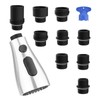 Kitchen Faucet Head Replacement with 9 Adapters, Metal Pull Down