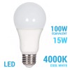 Satco 15W =100W Dimmable 1600 Lumens A19 LED 40K Cool