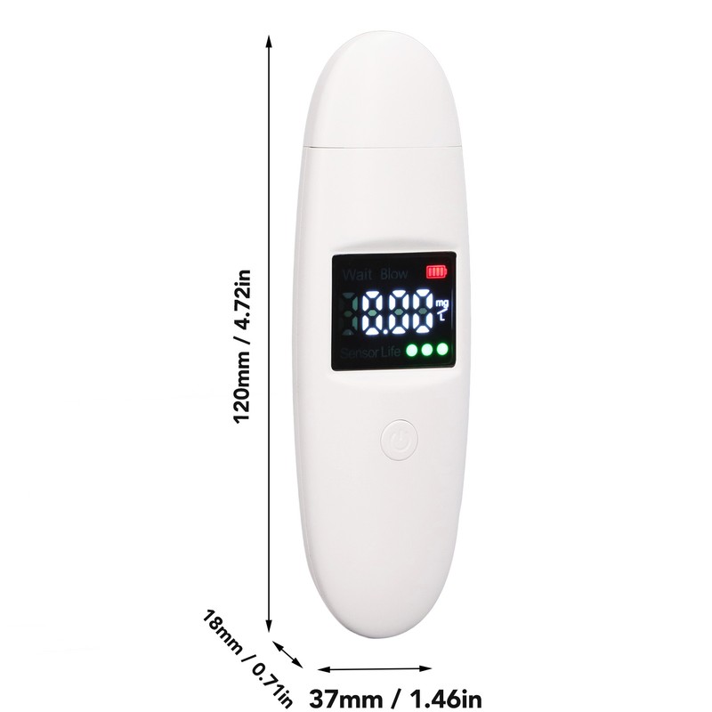 Alcohol Breath Tester Professional Accurate Portable Tester Digital LCD Display