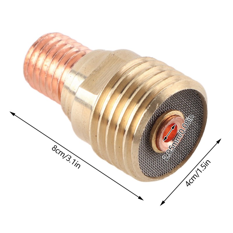 5pcs 45V44 Gas Lens Collet Body 2.4mm 3/32" for TIG