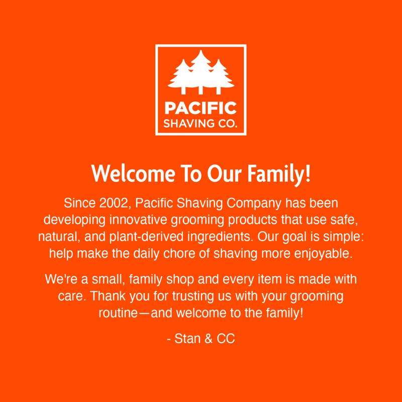 Pacific Shaving Company Caffeinated Shaving Cream & Aftershave Set -