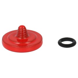 vhbw Shutter Release Button Compatible with Minolta SR-7, XD7 Camera - Ergonomic Replacement Button, Metal, Red