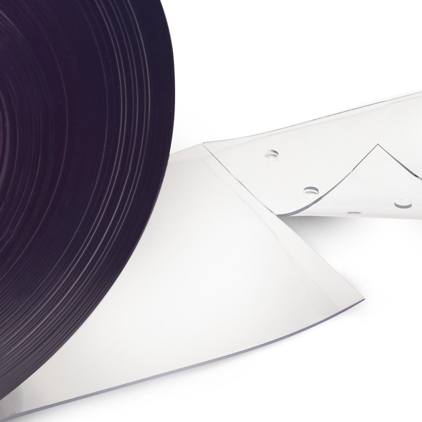 Aleco 177045 Clear-Flex II Tearaway PVC Perforated Pre-Punched Standard Smooth