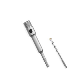 GSTK 160mm 6-9/32" Upgraded SDS Plus Shank Concrete Hole Saw Connecting Rod for Cement Brick Wall Handle