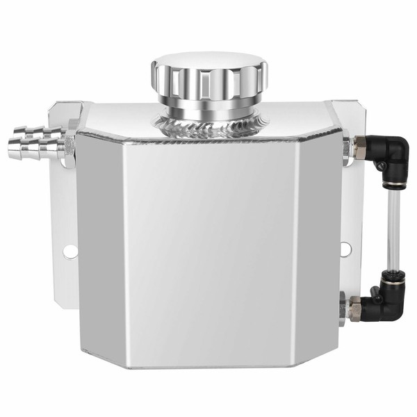 RADREPLA 1000ML Aluminum Radiator Coolant Overflow Bottle Recovery Water Tank,