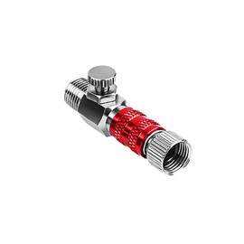 1/8 Inch Airbrush Quick Connect Coupling, Red Air Brush Adapter Zinc Alloy Fitting for Air Compressor Airbrush Hose, with-knob