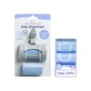 Ubbi On-the-Go Gray Bag Dispenser and Waste Disposal Bags Refill,