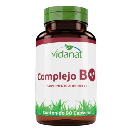 Complejo B 90 Cápsulas Vidanat Sabor Sin sabor