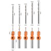 HPMAISON 17Pcs Countersink Drill Bit, Includes 5 Quick Change 8mm