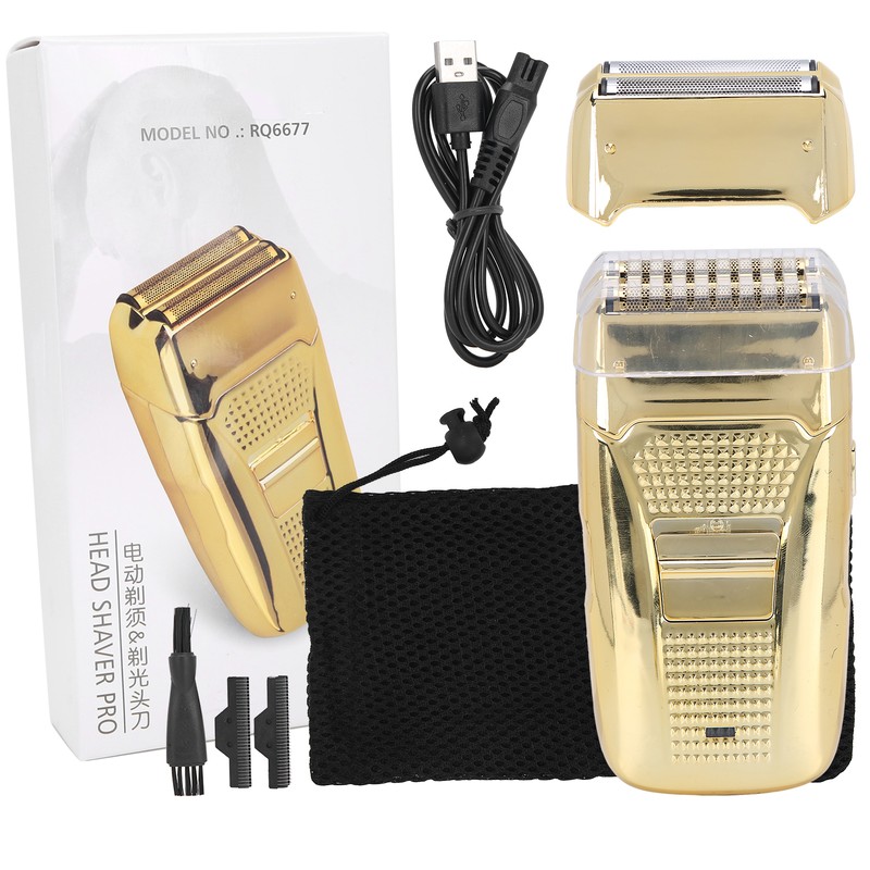 Rechargeable Electric Reciprocating Razor Portable Men Beard Trimmer Shaver Machine