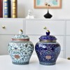 Ginger Jar Decorative Jar Ancient Chinese Imperial Enamel Porcelain (Small,