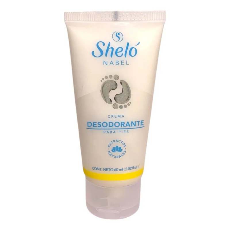 Crema Desodorante Para Pies Shelo Nabel® 60ml. 3 Pzas