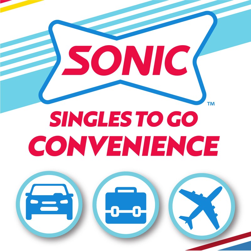 Sonic Singles to Go Powdered Drink Mix, Ocean Water, 6
