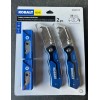 KOBALT Folding Lock back Utility Knife Hook Edge with 36pc
