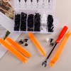 105pcs Car Body Trim Clips,6 Sizes 100pcs Plastic Rivets,Car Trim