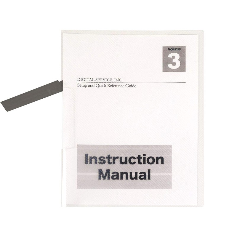 Lion Clear-Line Swing Lock Report Cover, Clear, Pack of 4