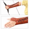Archery Arm Guard PU Leather Soft Antiwear Adjustable Easy to