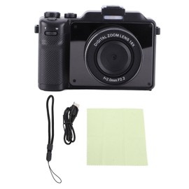 Wifi Digital Camera Dual Lens Front Rear 4K 64MP Portable Anti Shake Facial Detection 3inch Screen 1450mAh 18x Digital Zoom Camera