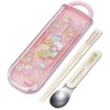 Skater CCA1AG-A Chopsticks and Spoon Set, Antibacterial, Sumikkogurashi, Mole House,