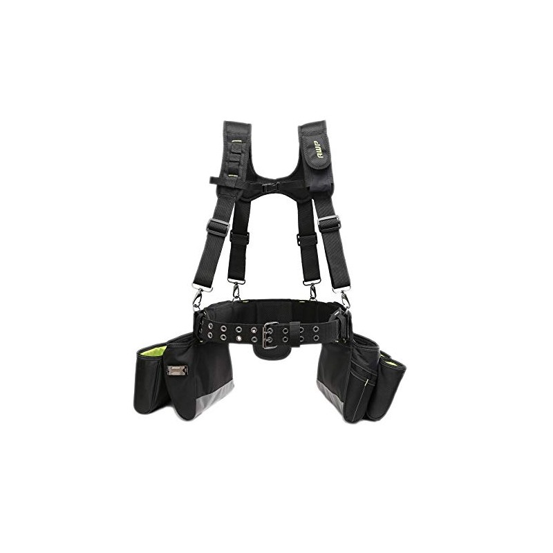 AWP Tool Belt Rig, Durable Heavy-Duty Multi-Pocket Organizer, Adjustable Waist