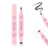 Prreal Eyeliner Freckle Pen, 2 in 1 Light Brown Freckle