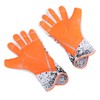 2pcs Soccer Gloves Nylon Polyurethane Fiber Latex Breathable Strong Grip