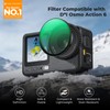 K&F CONCEPT Snap-on Black Diffusion 1/4 Filters Compatible with DJI