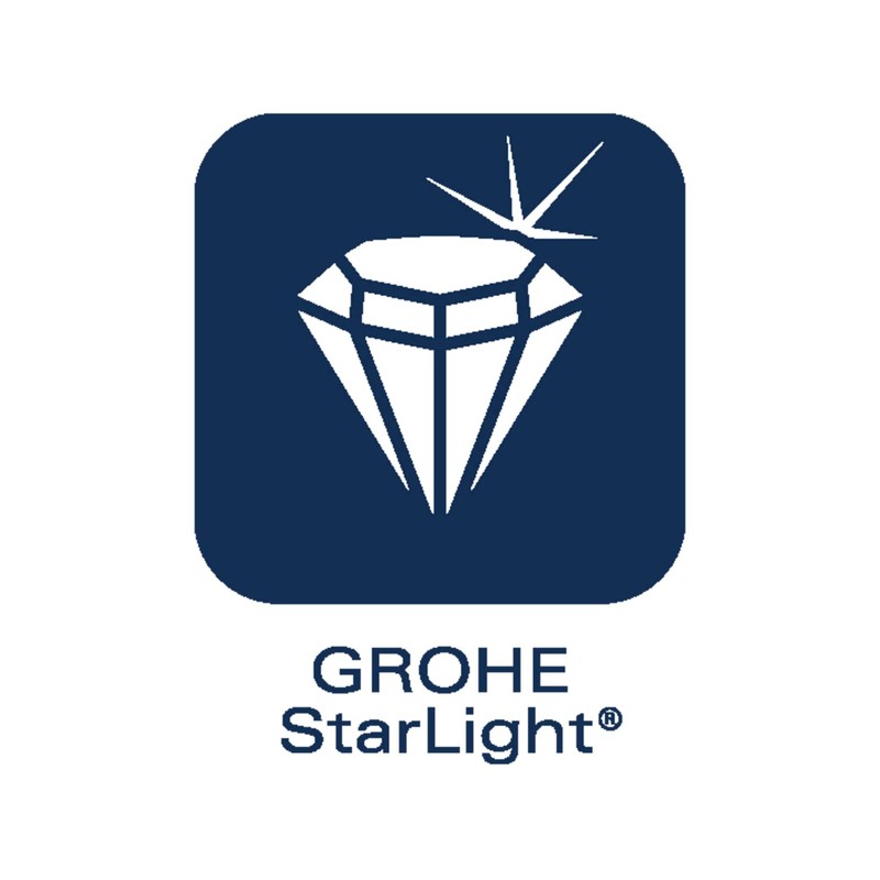 Grohe 40623001 Essentials Cube Spare Toilet Paper Holder, Starlight Chrome