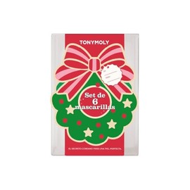 TONYMOLY Set 6 Mascarillas Faciales Fresh To Go  Hidratacin y Luminosidad Instantnea  2 Coco  2 Aguacate  2 Aloe  Pack Edicin Especial                