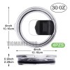 4pz Tapa Vaso Magnetica Magslider Tapa Con Iman Para 20/30oz