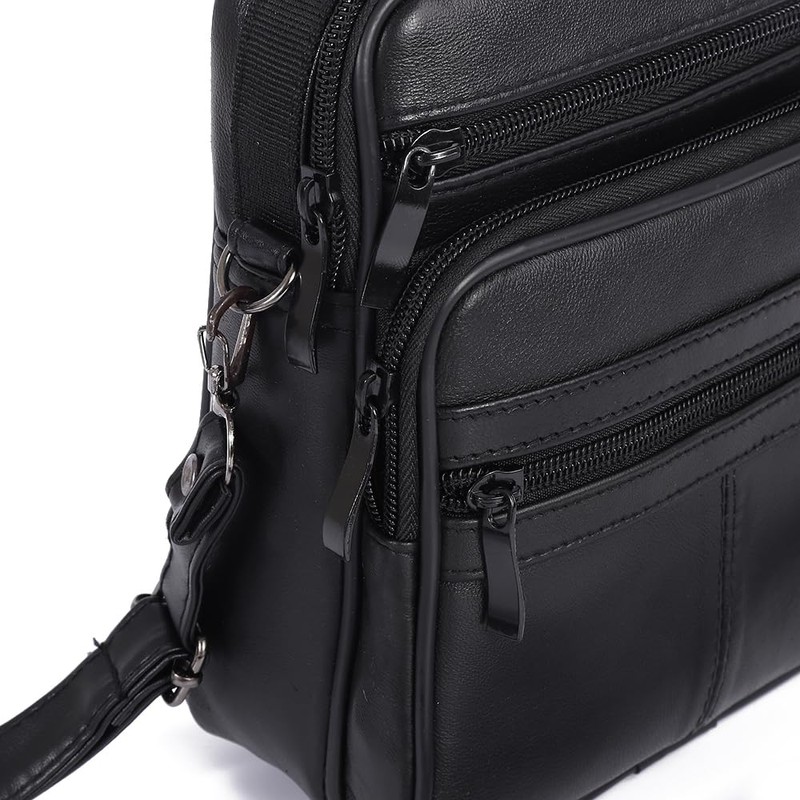 SOTALA Genuine Leather Flight Companion Shoulder Bag Work Bag Messenger