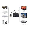 JSER HDMI to VGA & HDMI Female Splitter with Audio
