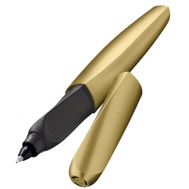 Pelikan 811422 Twist Pure Gold Rollerball Pen, 1 Rollerball Pen and 2 Rollerball Cartridges
