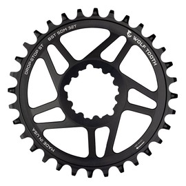 Wolf Tooth Direct Mount Mountain Bike Chainrings for SRAM Cranks (30 Tooth, Drop-Stop ST, Boost, MTB)