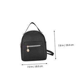 Ipetboom Girl's Casual Backpack Multi-pocket Design Comfortable Fashionable Pu Backpack for Daily Occasions