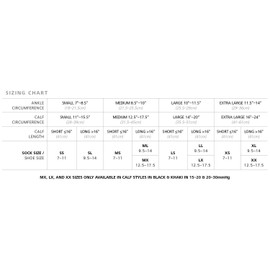 Sigvaris Midtown Grip-Top Knee Men 20-30mmHg(LS-black)